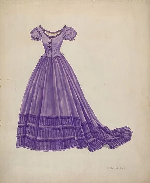 Dress, 1935  /  1942. Creator: Florence Earl