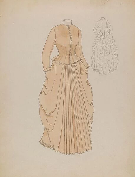 Dress, 1935  /  1942. Creator: Gladys Cook