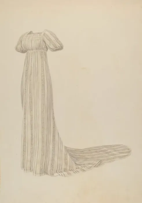 Framed Print : Dress, 1935 / 1942. Creator: Henry De Wolfe Framed Print : Dress, 1935 / 1942. Creator: Henry De Wolfe