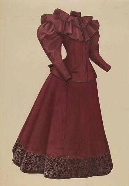 Dress, 1935  /  1942. Creator: Julie C Brush