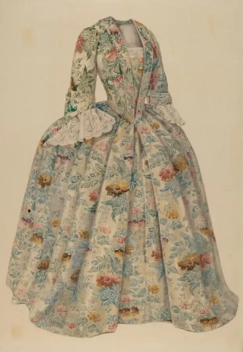 Framed Print : Dress, 1935 / 1942. Creator: Julie C Brush Framed Print : Dress, 1935 / 1942. Creator: Julie C Brush