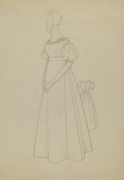 Dress, 1935 / 1942. Creator: Melita Hofmann