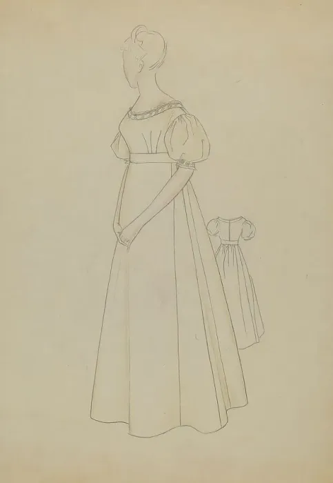 Framed Print : Dress, 1935 / 1942. Creator: Melita Hofmann Framed Print : Dress, 1935 / 1942. Creator: Melita Hofmann