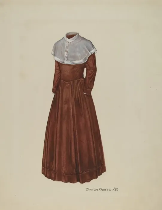 Framed Print : Dress, 1939. Creator: Charles Goodwin Framed Print : Dress, 1939. Creator: Charles Goodwin
