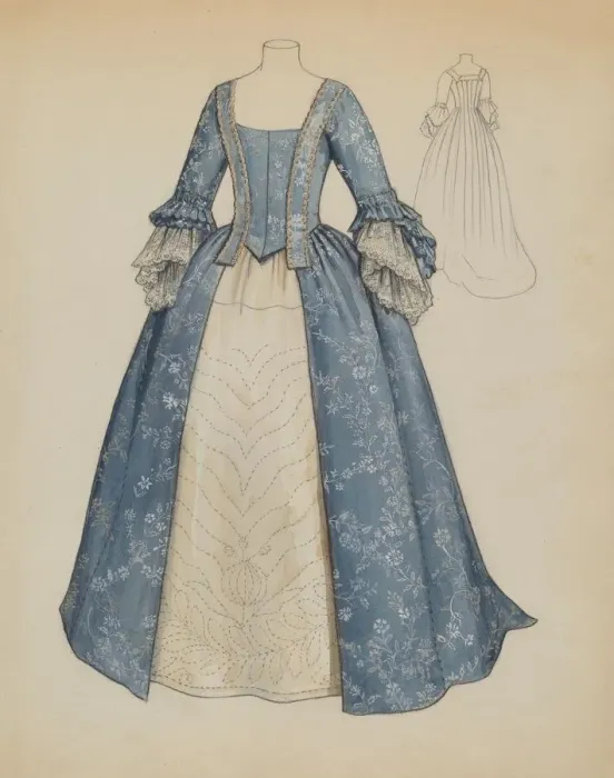 Framed Print : Dress, c. 1936. Creator: Jean Peszel Framed Print : Dress, c. 1936. Creator: Jean Peszel