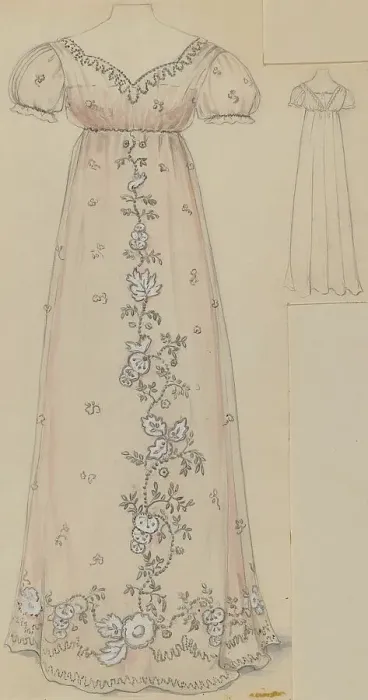 Framed Print : Dress, c. 1936. Creator: Jessie M. Benge Framed Print : Dress, c. 1936. Creator: Jessie M. Benge