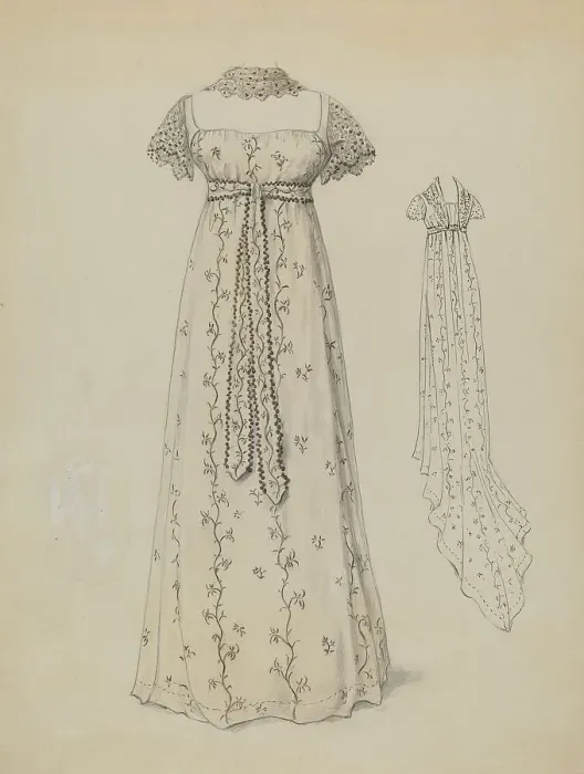 Framed Print : Dress, c. 1936. Creator: Jessie M. Benge Framed Print : Dress, c. 1936. Creator: Jessie M. Benge