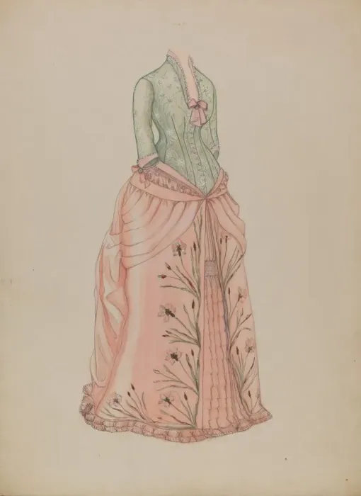 Framed Print : Dress, c. 1936. Creator: Marie Mitchell Framed Print : Dress, c. 1936. Creator: Marie Mitchell