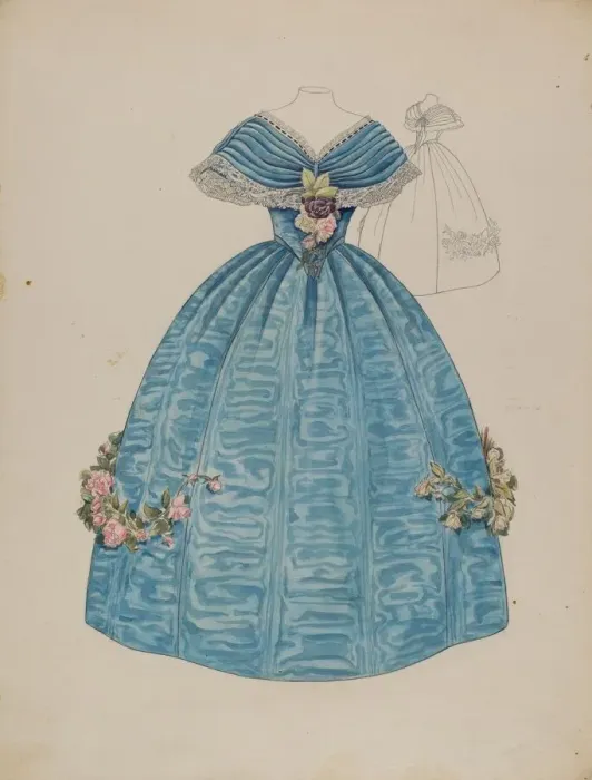 Framed Print : Dress, c. 1936. Creator: Melita Hofmann Framed Print : Dress, c. 1936. Creator: Melita Hofmann