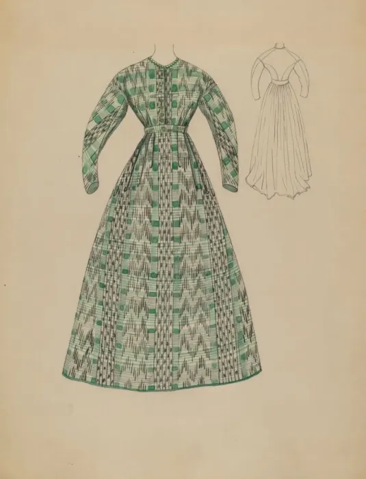 Framed Print : Dress, c. 1936. Creator: Rosalia Lane Framed Print : Dress, c. 1936. Creator: Rosalia Lane