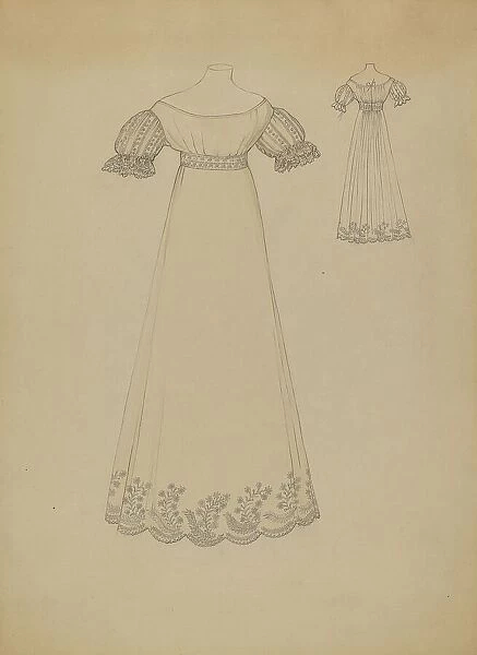 Dress, c. 1936. Creator: Rosalia Lane