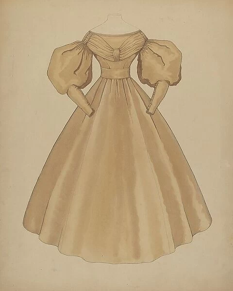 Dress, c. 1937. Creator: Doris Beer