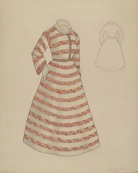 Dress, c. 1937. Creator: Frederick Jackson