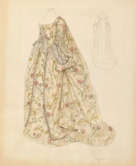 Framed Print : Dress, c. 1937. Creator: Nancy Crimi Framed Print : Dress, c. 1937. Creator: Nancy Crimi