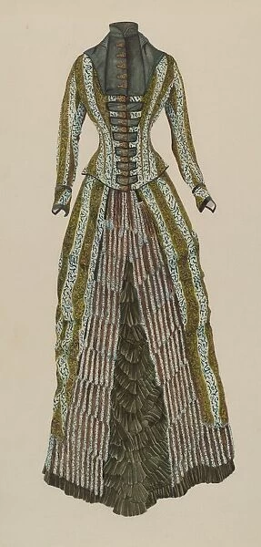 Dress, c. 1937. Creator: Ray Price
