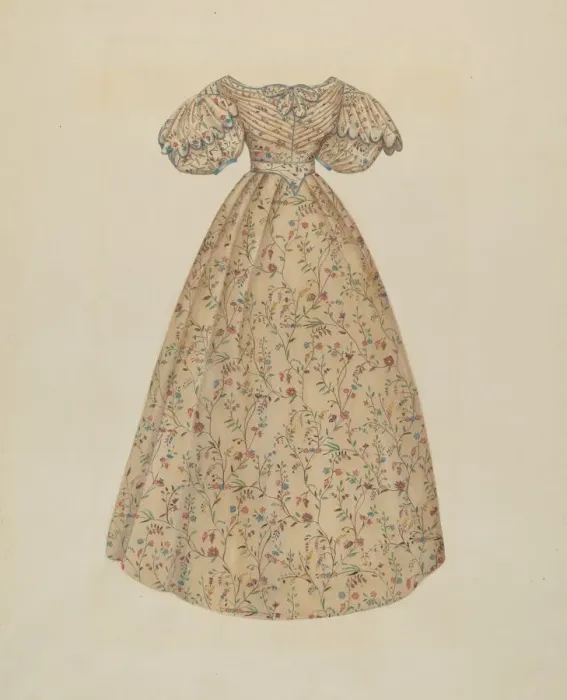 Framed Print : Dress, c. 1938. Creator: Catherine Fowler Framed Print : Dress, c. 1938. Creator: Catherine Fowler