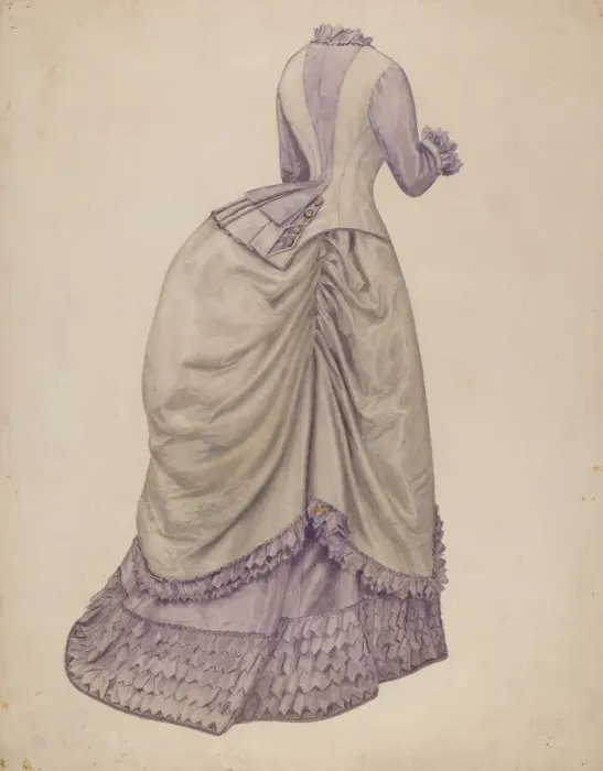 Framed Print : Dress, c. 1938. Creator: Julie C Brush Framed Print : Dress, c. 1938. Creator: Julie C Brush