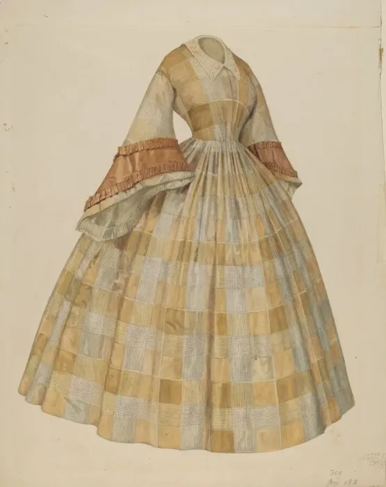 Framed Print : Dress, c. 1938. Creator: Julie C Brush Framed Print : Dress, c. 1938. Creator: Julie C Brush