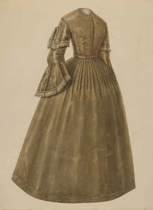 Framed Print : Dress, c. 1939. Creator: Francis Law Durand Framed Print : Dress, c. 1939. Creator: Francis Law Durand
