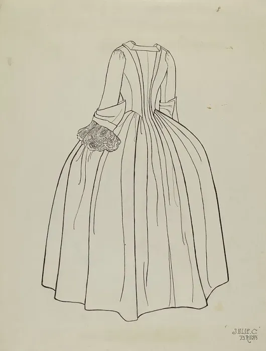 Framed Print : Dress, c. 1940. Creator: Julie C Brush Framed Print : Dress, c. 1940. Creator: Julie C Brush