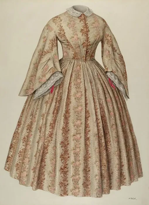 Framed Print : Dress, c. 1940. Creator: Paul Ward Framed Print : Dress, c. 1940. Creator: Paul Ward
