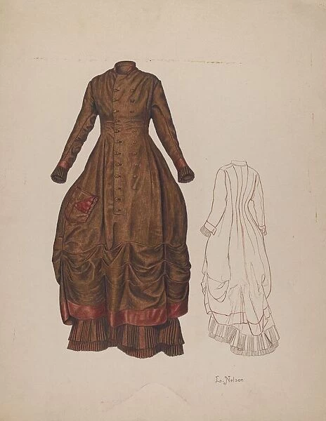 Dress, c. 1941. Creator: Lelah Nelson