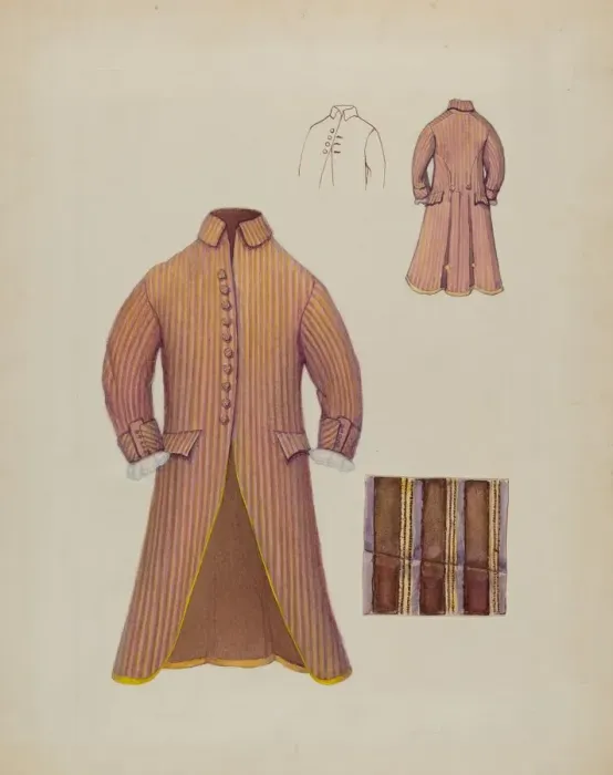 Framed Print : Dress Coat, c. 1936. Creators: Gordon Saltar, B. Berndt Framed Print : Dress Coat, c. 1936. Creators: Gordon Saltar, B. Berndt