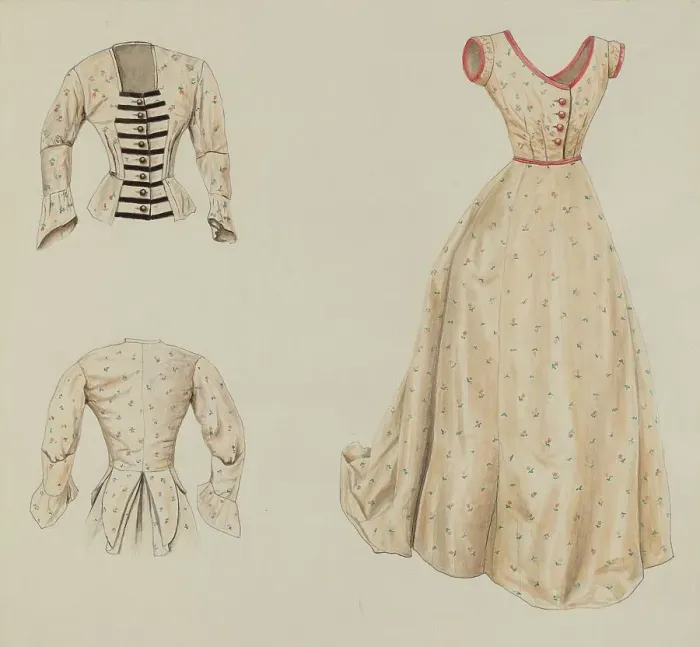 Framed Print : Dress. Creator: Lucien Verbeke