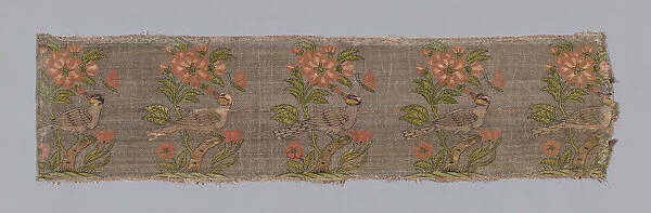 Dress or Furnishing Fabric, Iran, late 17th century. Creator: Unknown