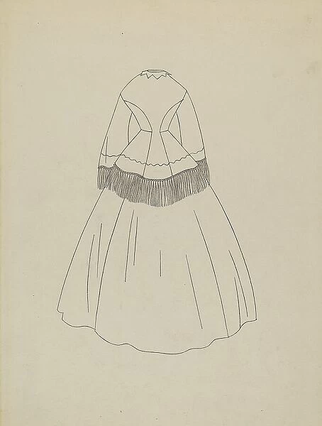 Dress Pattern, c. 1938. Creator: Irene Lawson