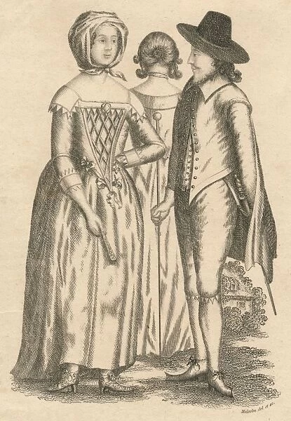 Dress Reign of Charles I, and Interregnum, 1810