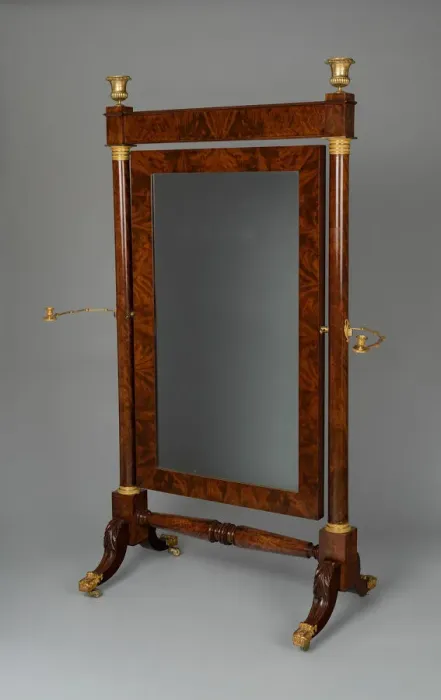 Framed Print : Dressing Mirror, c. 1820. Creator: Duncan Phyfe Framed Print : Dressing Mirror, c. 1820. Creator: Duncan Phyfe