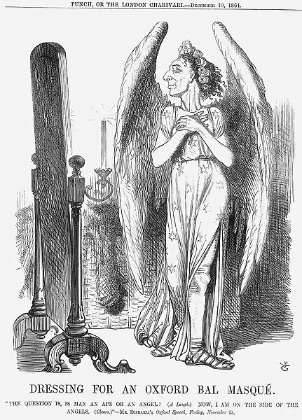 Dressing for an Oxford Bal Masque, 1864. Artist: John Tenniel