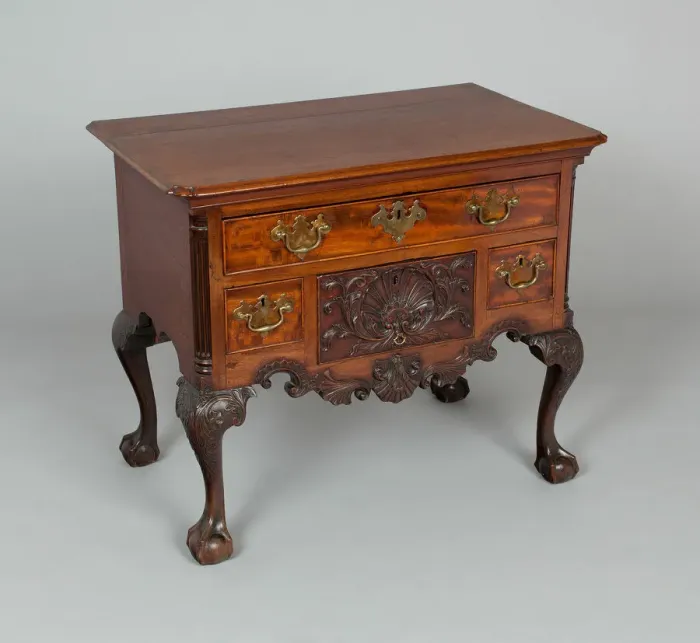Framed Print : Dressing Table, 1760 / 90. Creator: Unknown Framed Print : Dressing Table, 1760 / 90. Creator: Unknown