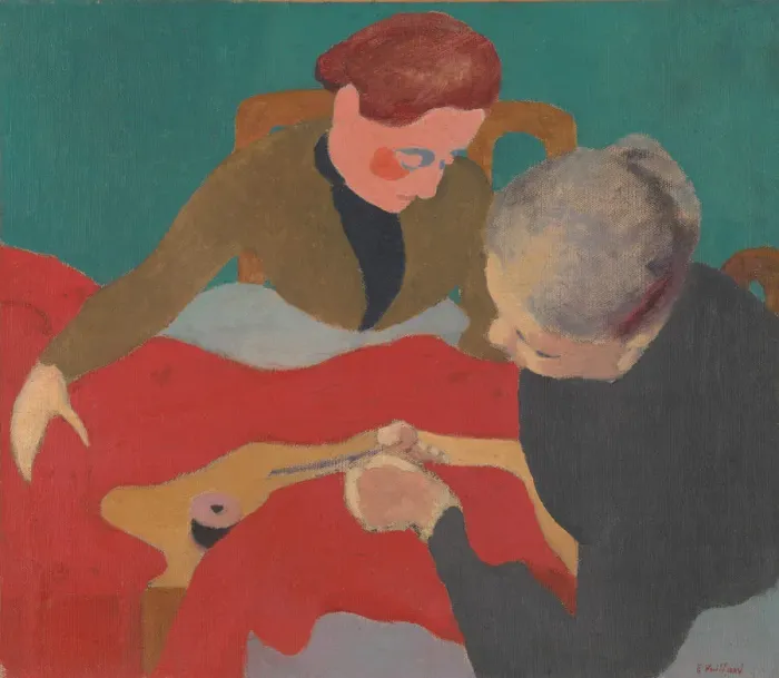 Framed Print : Dressmakers, 1890s. Artist: Vuillard, Edouard (1868-1940)