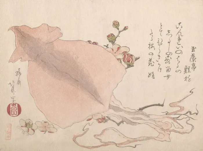 Framed Print : Dried Cuttle-Fish and Plum Blossoms, early 19th century. early 19th century Framed Print : Dried Cuttle-Fish and Plum Blossoms, early 19th century. early 19th century