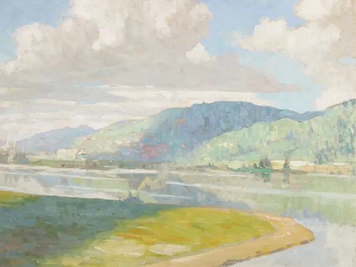 Framed Print : Drifting Clouds, 1894-1937. Creator: Emil Jacques Framed Print : Drifting Clouds, 1894-1937. Creator: Emil Jacques