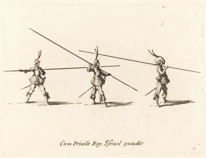 Framed Print : Drill with Tilted Pikes, 1634 / 1635. Creator: Jacques Callot Framed Print : Drill with Tilted Pikes, 1634 / 1635. Creator: Jacques Callot