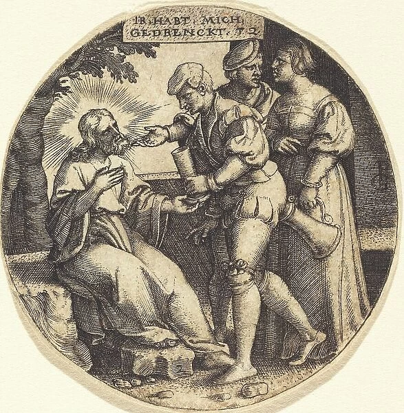 To Give Drink to the Thirsty. Creator: Georg Pencz