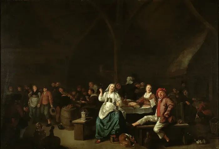 Framed Print : Drinking Bout in an Inn. Creator: Jan Miense Molenaer Framed Print : Drinking Bout in an Inn. Creator: Jan Miense Molenaer