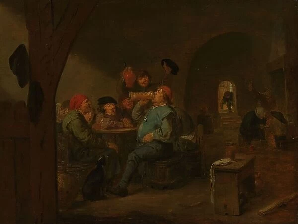 Drinking Bout in a Tavern, c.1700. Creator: Unknown