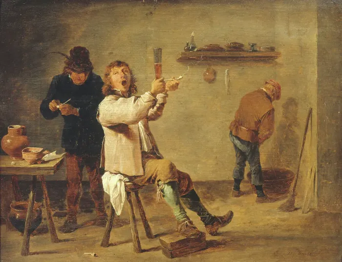 Framed Print : The Drinking Song, between 1630 and 1690. Creator: David Teniers II Framed Print : The Drinking Song, between 1630 and 1690. Creator: David Teniers II