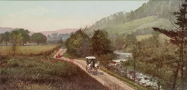 The Drive, Poagshole, Dansville, N.Y. ca 1900. Creator: Unknown