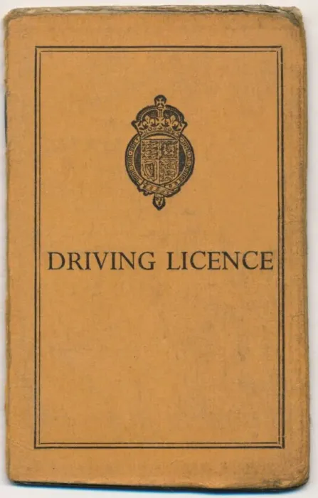 Framed Print : Driving Licence, 1950