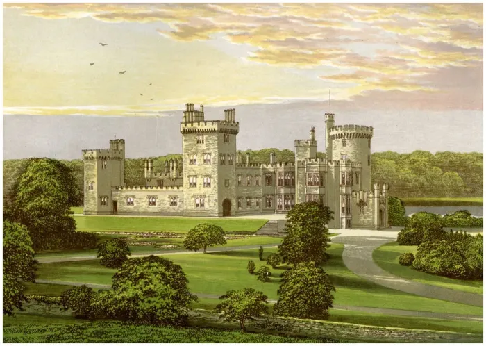 Framed Print : Dromoland, County Clare, Ireland, home of Lord Inchiquin, c1880 Framed Print : Dromoland, County Clare, Ireland, home of Lord Inchiquin, c1880