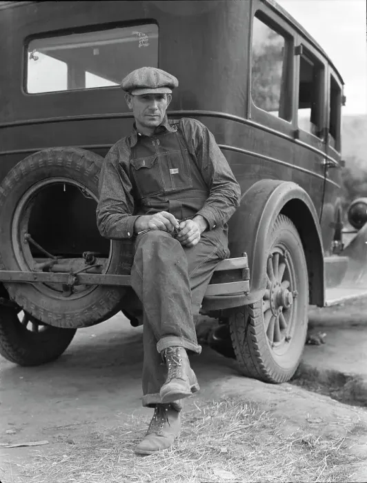 Framed Print : Drought refugee from Polk, Missouri, 1936. Creator: Dorothea Lange Framed Print : Drought refugee from Polk, Missouri, 1936. Creator: Dorothea Lange