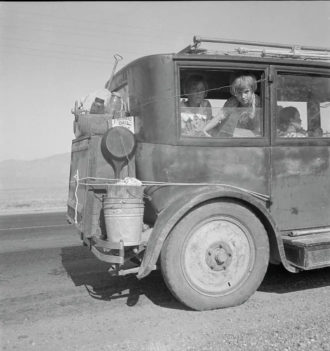 Framed Print : Drought refugees from Abilene, Texas, following the crops of California as migratory workers, 1936. Creator: Dorothea Lange Framed Print : Drought refugees from Abilene, Texas, following the crops of California as migratory workers, 1936. Creator: Dorothea Lange
