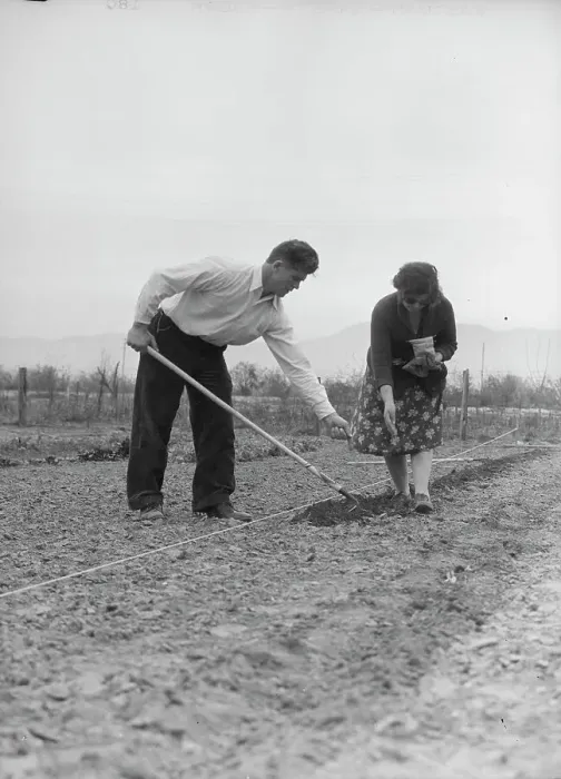Framed Print : Drought refugees from Colorado, outskirts of San Bernardino, California. 1935. Creator: Dorothea Lange Framed Print : Drought refugees from Colorado, outskirts of San Bernardino, California. 1935. Creator: Dorothea Lange