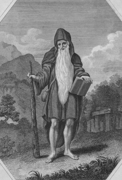 Framed Print : A Druid, 1803. Artist: King Framed Print : A Druid, 1803. Artist: King