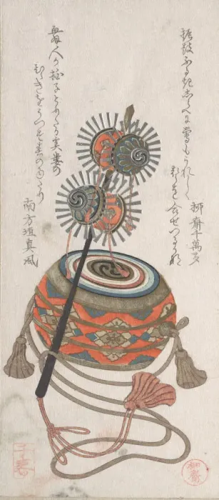 Framed Print : Drum and Keiro, A Kind of Musical Instrument Used for the Bugaku Dance, 19th century Framed Print : Drum and Keiro, A Kind of Musical Instrument Used for the Bugaku Dance, 19th century